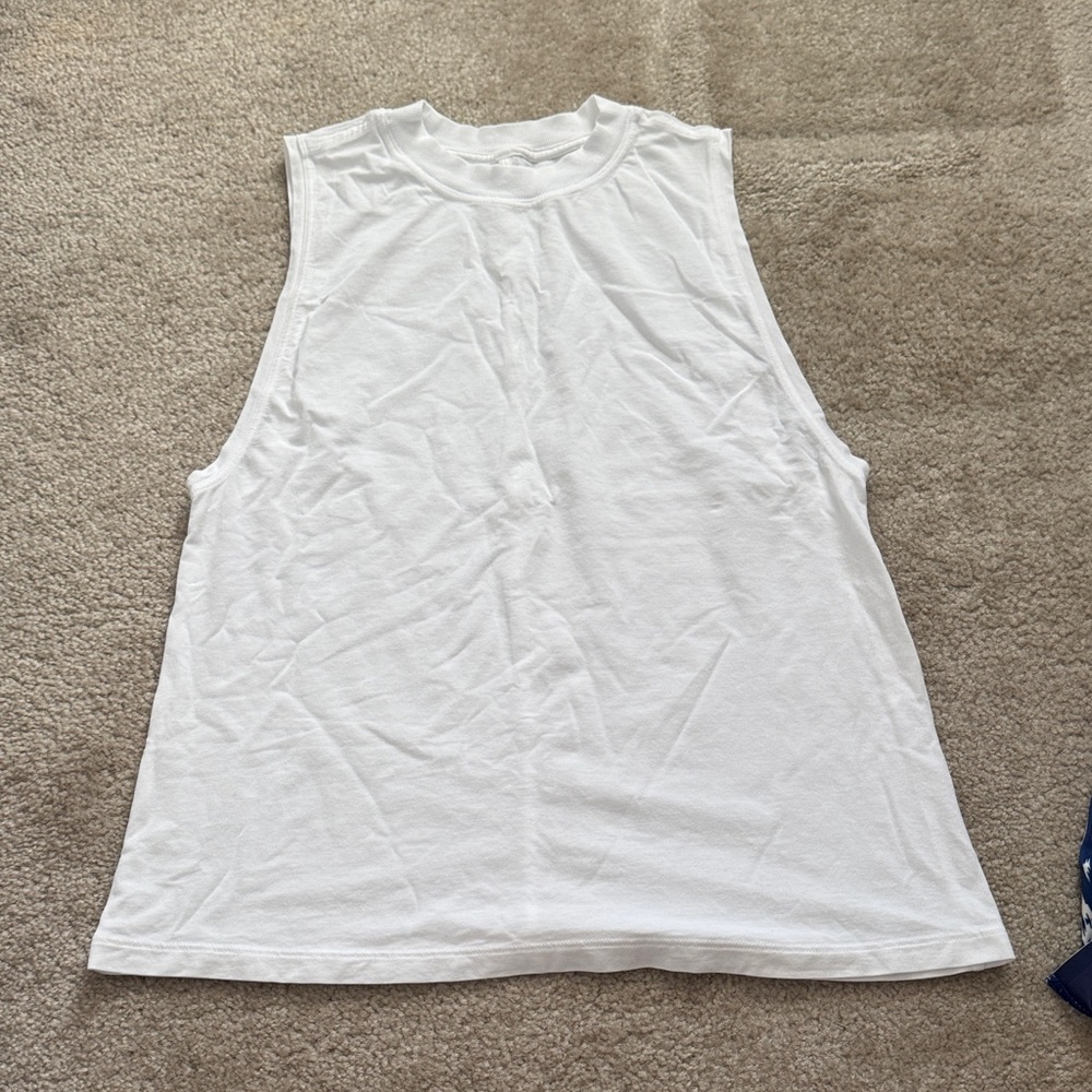 lululemon athletica White Muscle Tee